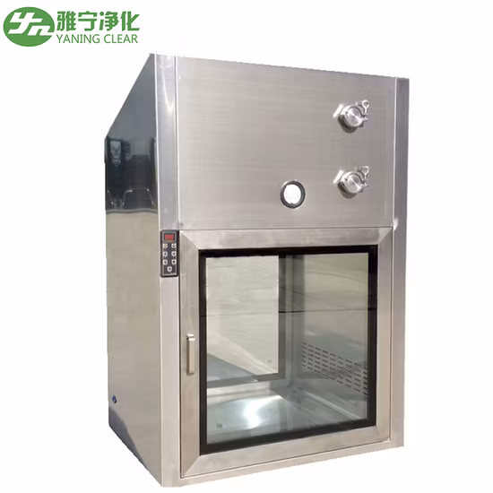 Yaning Hot Sale Pass Box mit Luftdusche, dynamische Pass Box aus Edelstahl