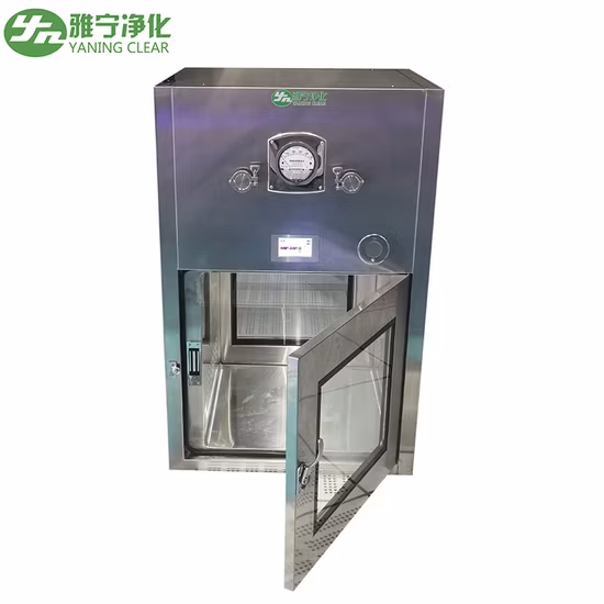 Yaning Custom Design Edelstahl HEPA ULPA Filter Static Dynamic Pass Box für Laborapothekenanlage