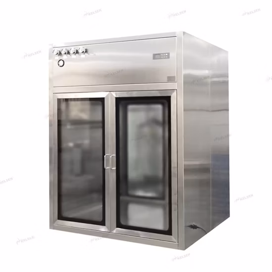 Edelstahl-Passbox für Reinraum-Transfer-Lukenbox